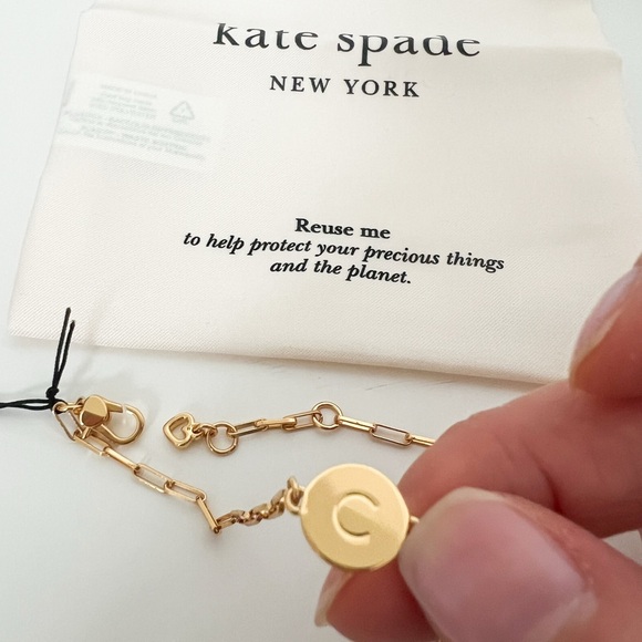 Kate Spade Gold and Cream Bracelet - Picture 2 of 7